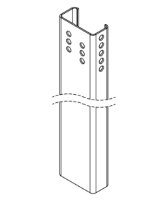 VORDERE STÜTZE L2700 (105x50x3)