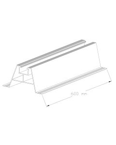 TRAPEZMONTAGESCHIENE SMT L600 (110x60) MIT DICHTUNG