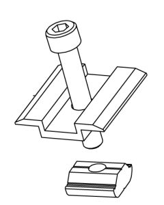 EINSTELLBARE MITTELKLEMMEN MIT ERDUNGSSTIFTEN 6KPL 30-35MM SILBER KLIK